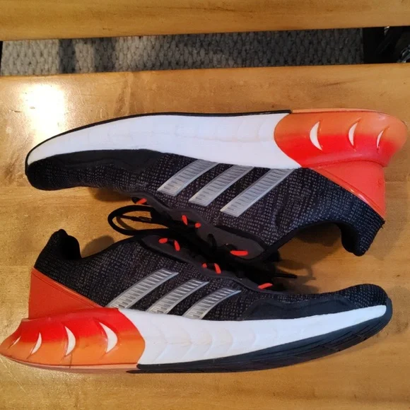 Adidas Kaptir Super Trail running shoes black orange white and gray size 9 - Picture 6 of 11
